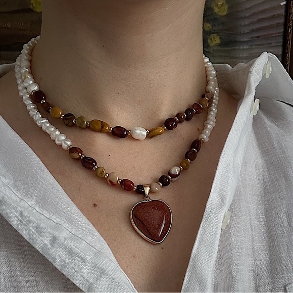 (SOLD) Genuine freshwater pearl necklaces - Picture 2 of 5